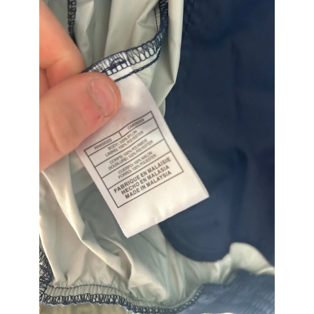 Nike Clima-Fit Golf Windbreaker Jacket Mens Medium Navy Blue‎ Full Zip Vented
